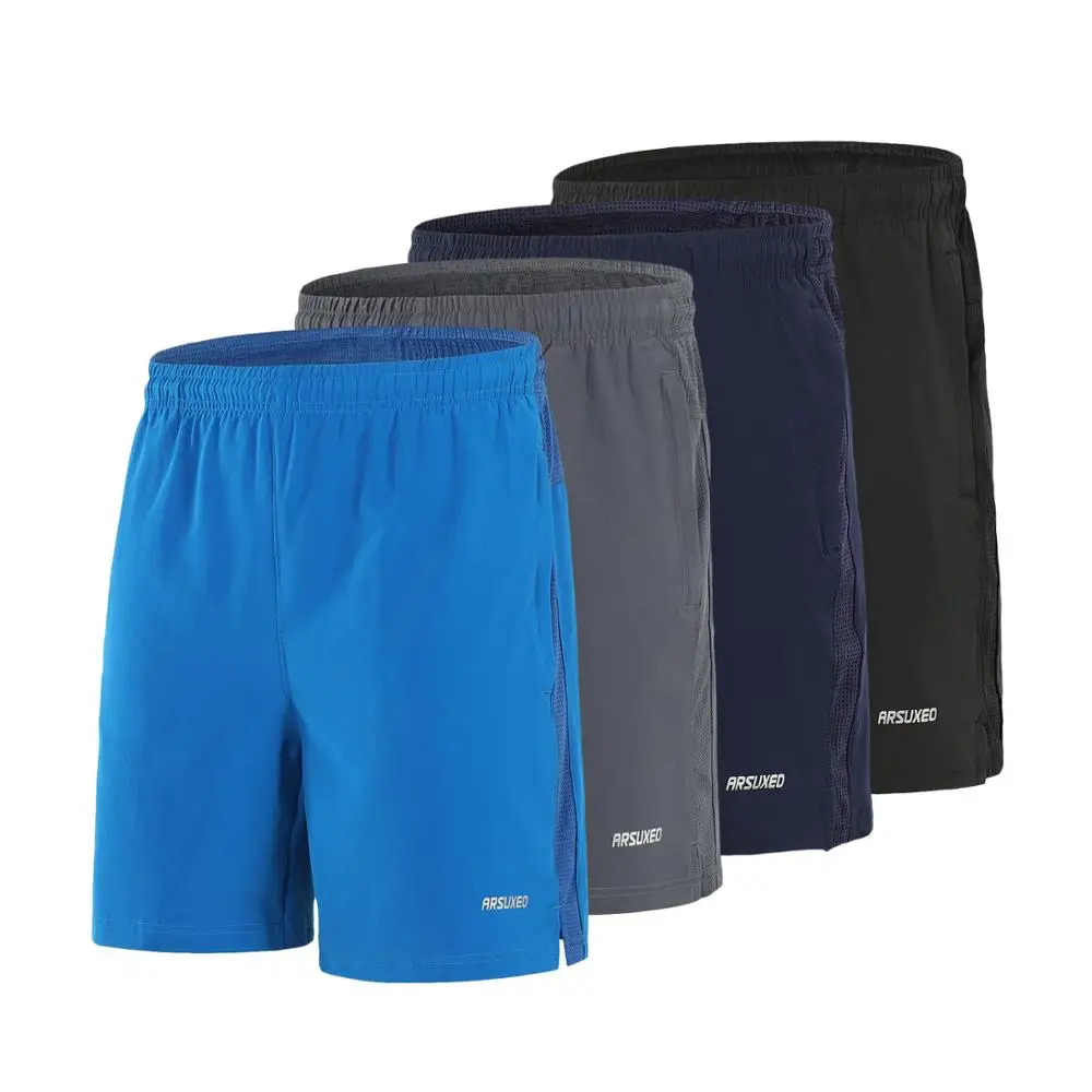 ARSUXEO Running Shorts Men Quick Dry Training Jogging Sports Shorts Workout Gym Clothing Loose Fit B203 6