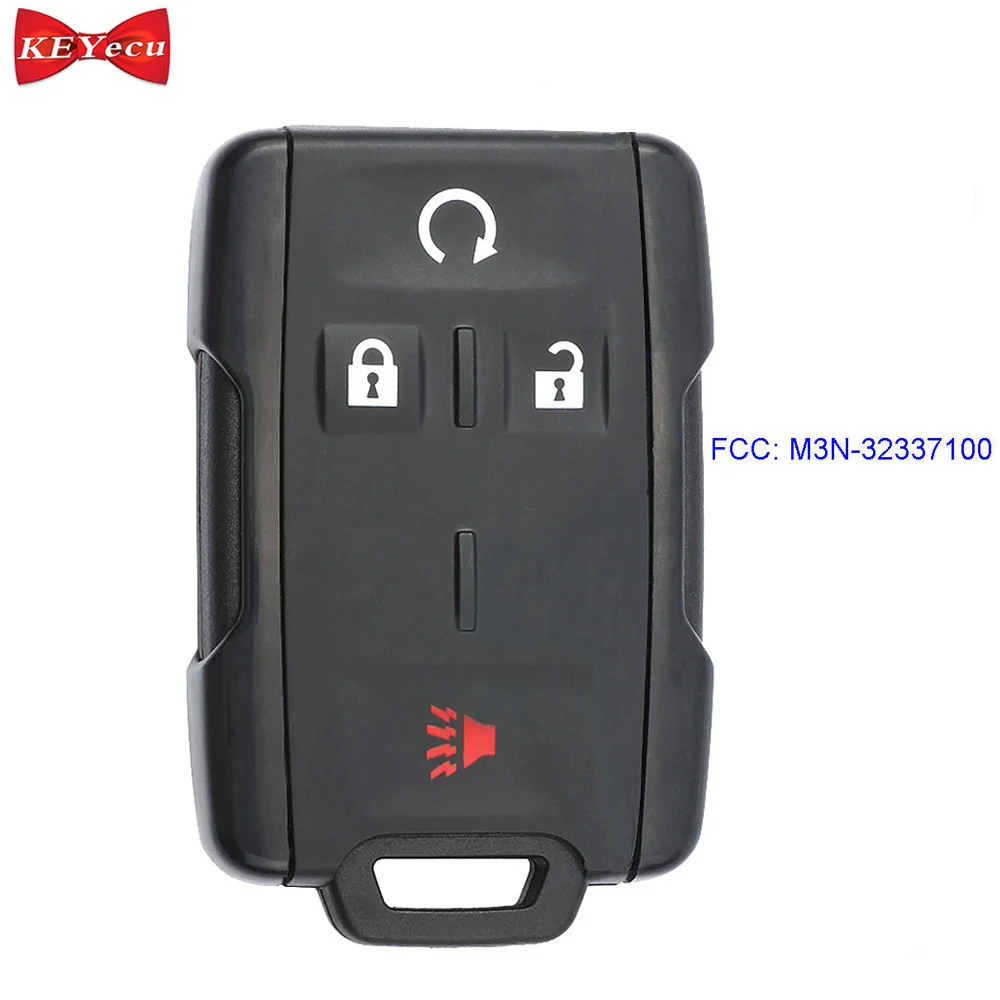 

KEYECU for Chevrolet Colorado Silverado Tahoe for GMC Sierra Remote Control Car Key Fob 315MHz M3N-32337100 4 Button