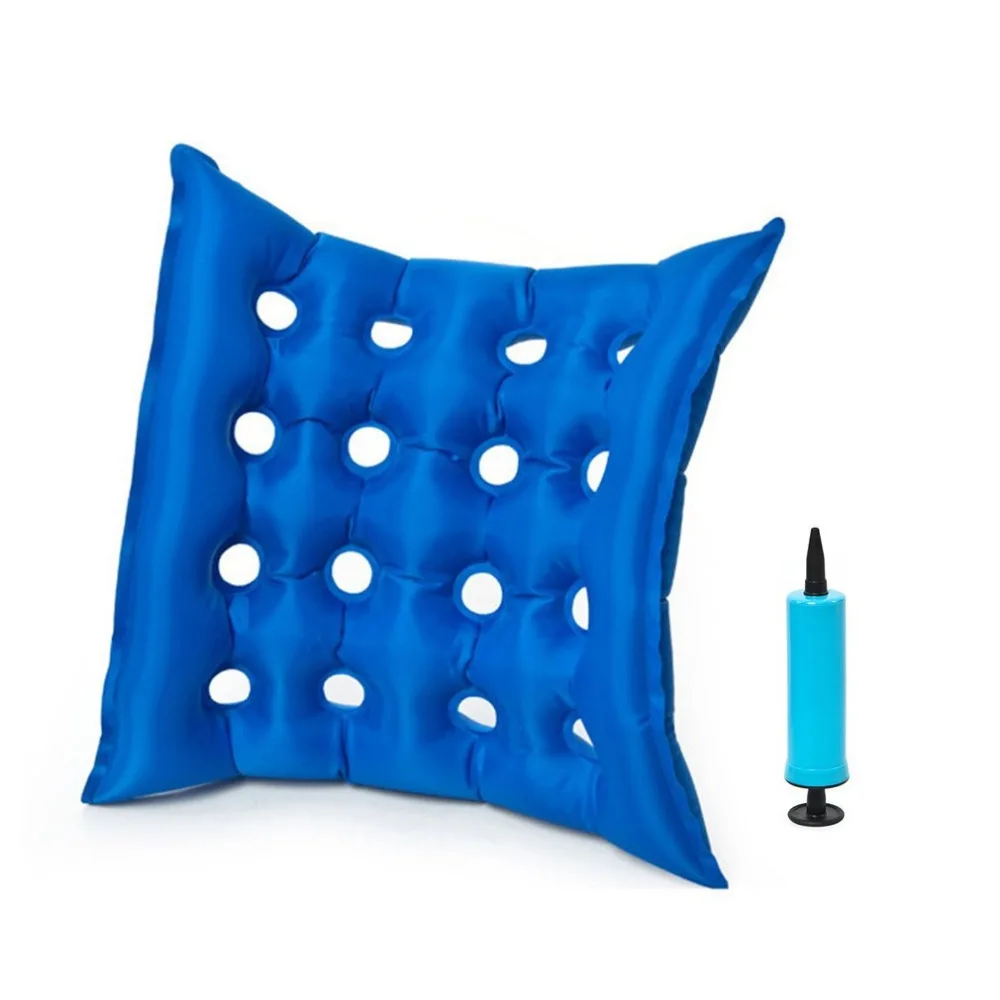 Квадратная ПВХ домашняя воздушная надувная анти-пролежневая Подушка для стула медицинская надувная подушка коврик для инвалидной коляски уход за здоровьем