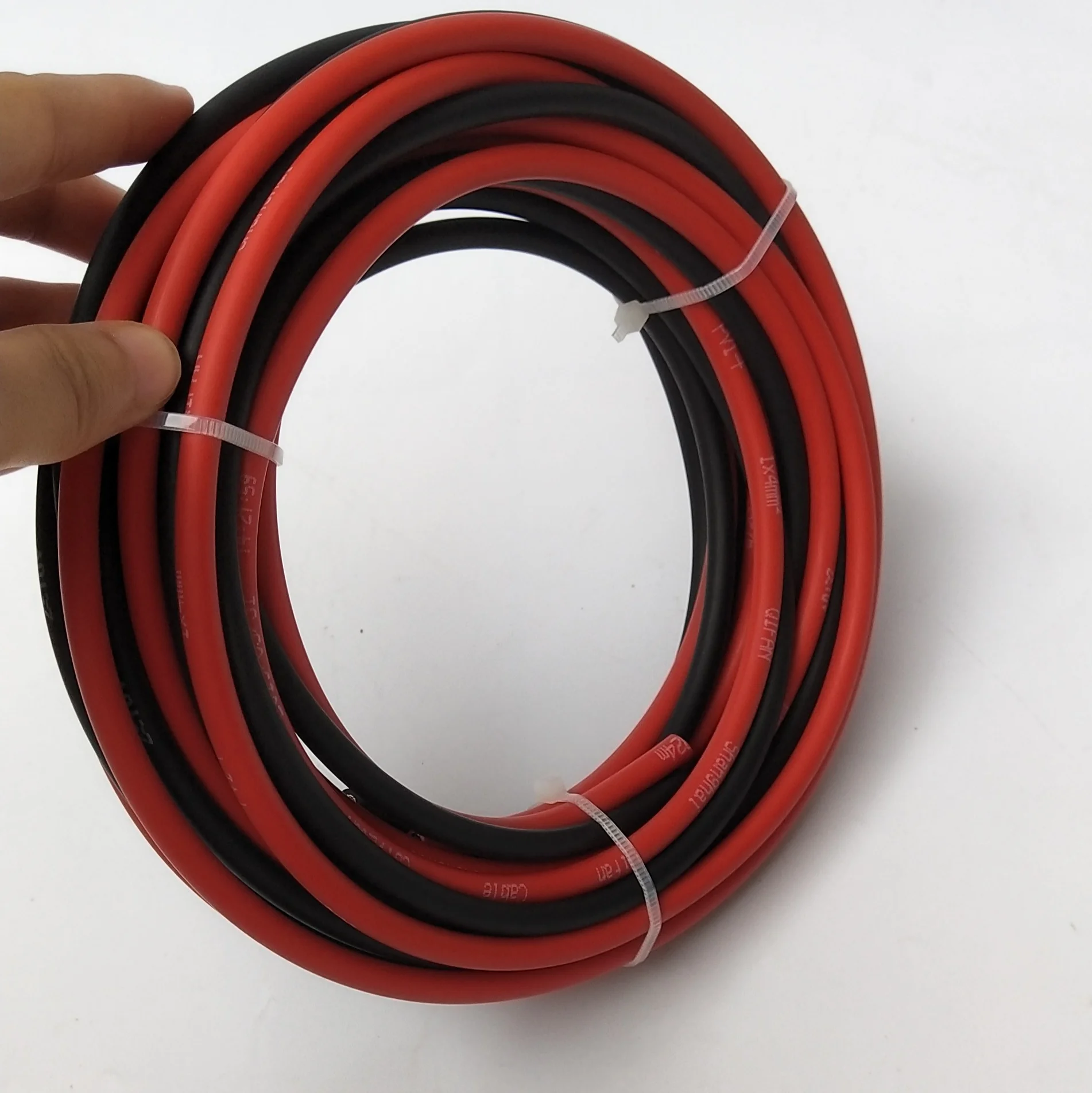 30 м 10AWG 6mm2 Солнечный Кабель красный или черный PV кабель провод медный проводник XLPE
