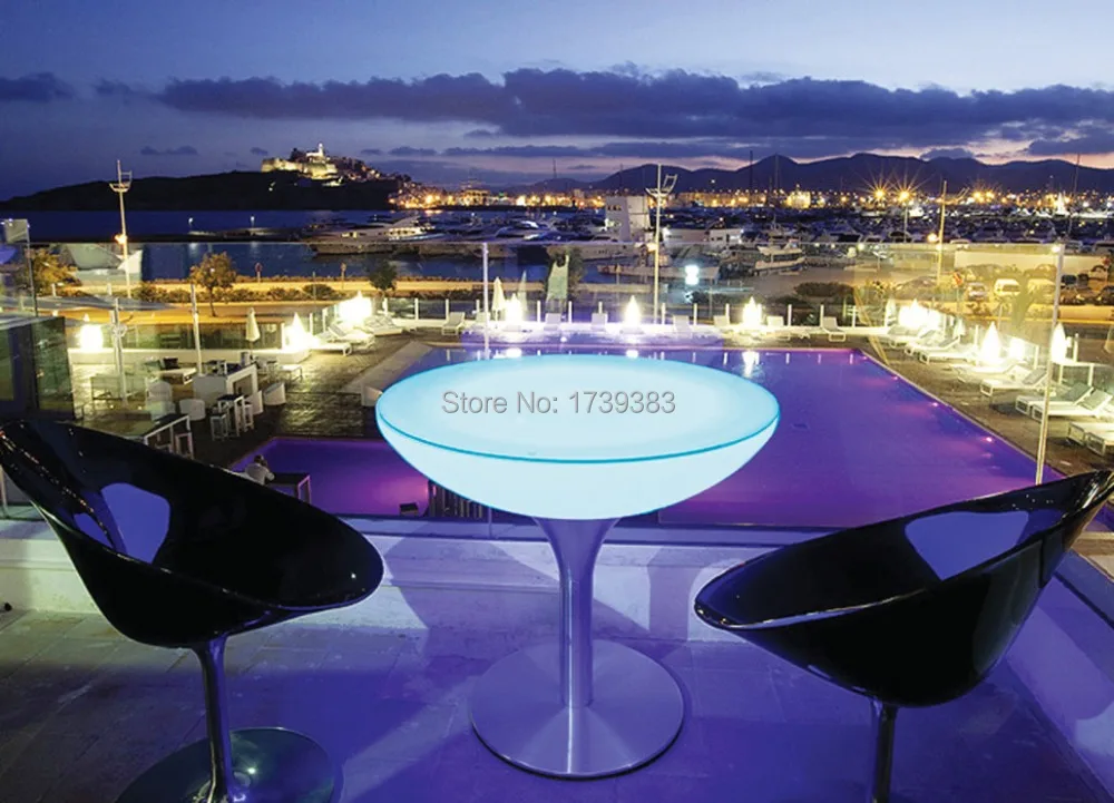 

Led Coffee Table-emitting,Lounge LED,A Uniquely Designed Table Led Illuminated Furniture rechargeable for Bars/Christmas/events