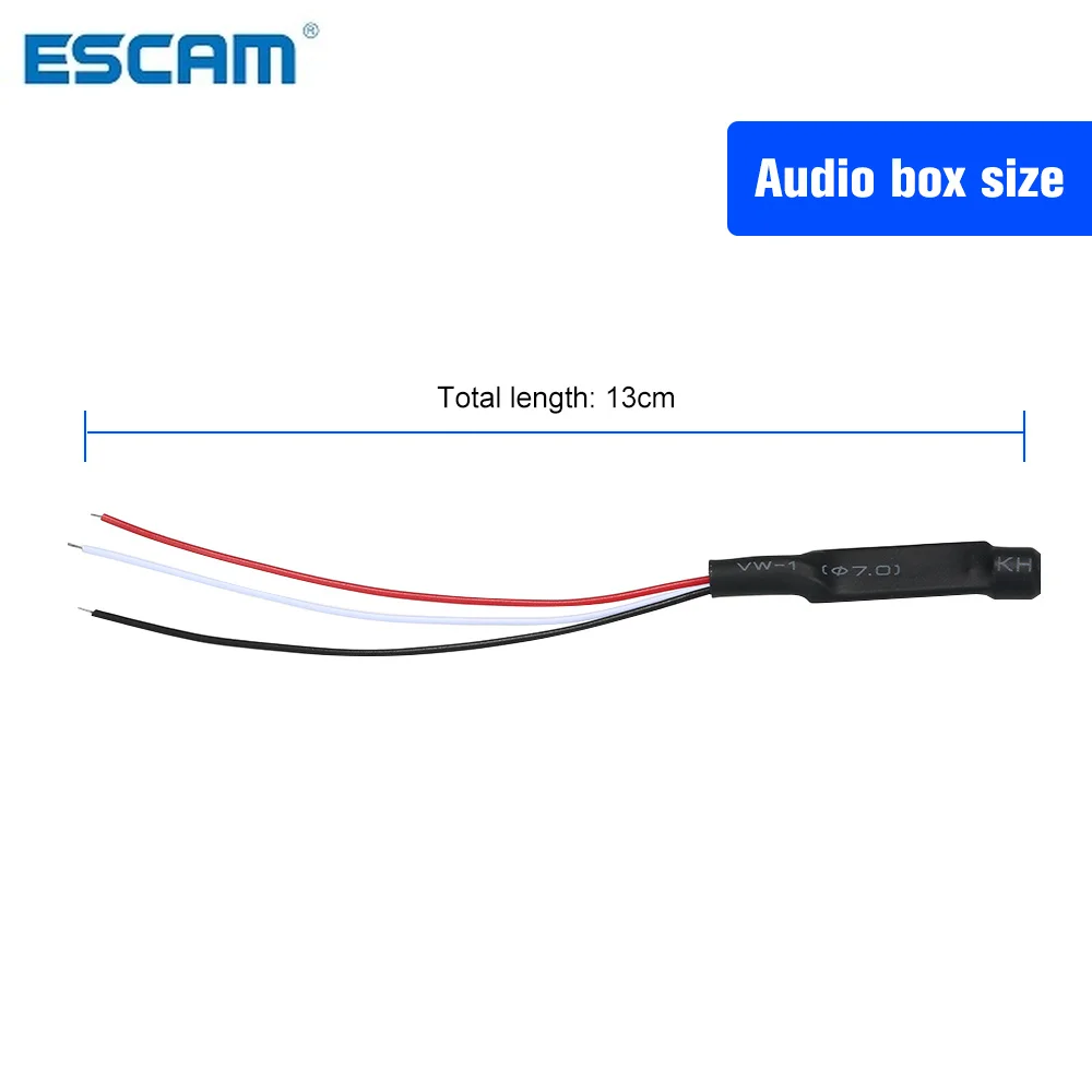 ESCAM супер мини микрофон Звуковой Монитор звукосниматель безопасность