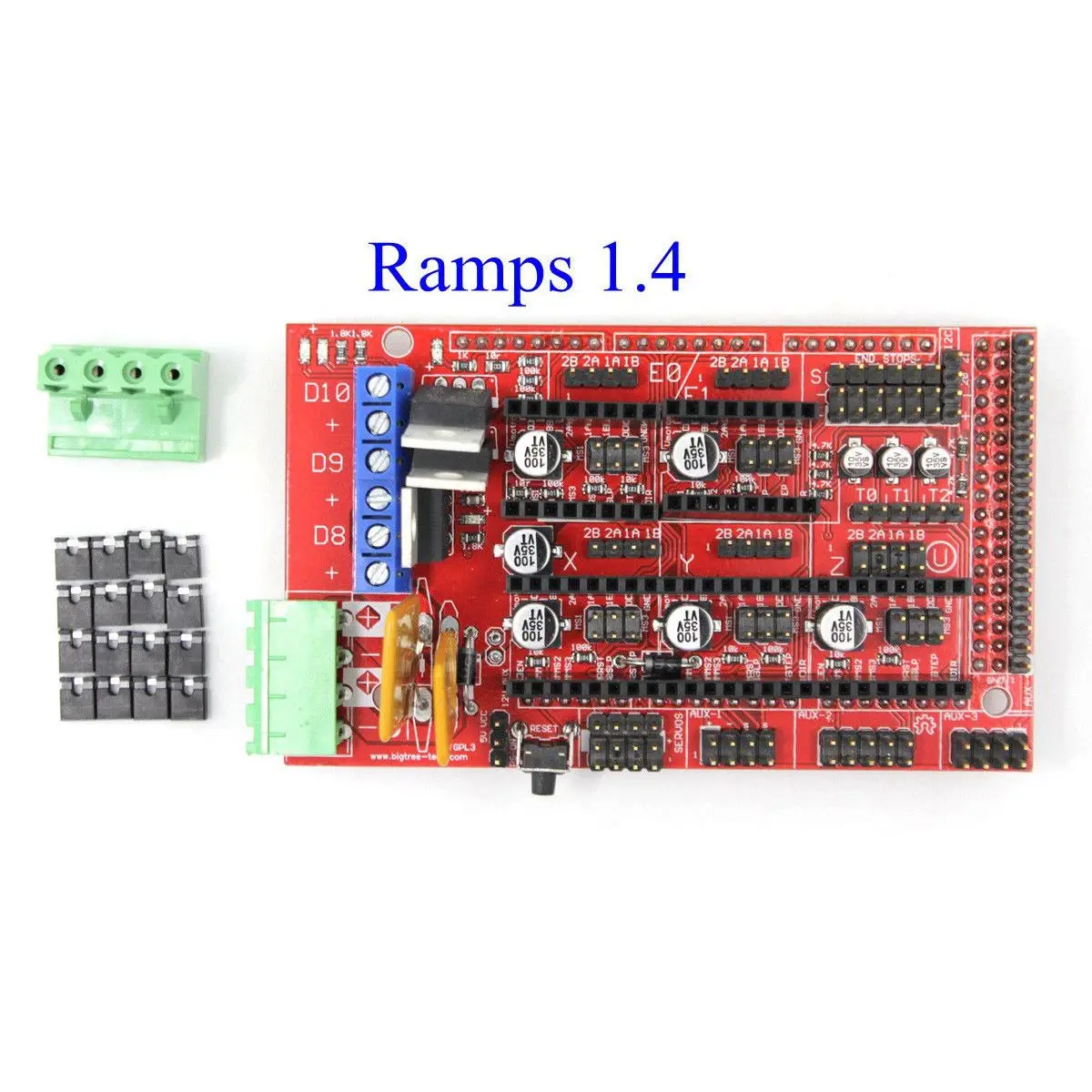 Hot-3D Принтер Комплект MEGA2560 модуль+ пандусы 1,4+ 5xA4988+ 3 знака после xEndstop для Arduino RepRap