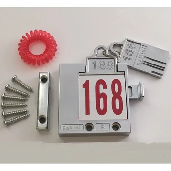 

5Sets/Lot Locker Cabinet Lock Bracelet Card Lock Set For Gym Swim Pool Inserting key