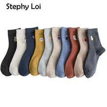 Harajuku/модные новые милые женские Носки с рисунком котенка, кошки, панды, забавные однотонные хипстерские хлопковые носки в стиле хип-хоп