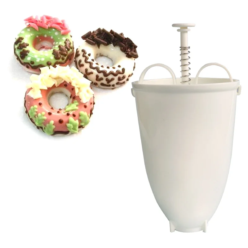 Пластик пончики машина Плесень DIY инструмент кухня кондитерские изделия испечь посуда кухонные аксессуары