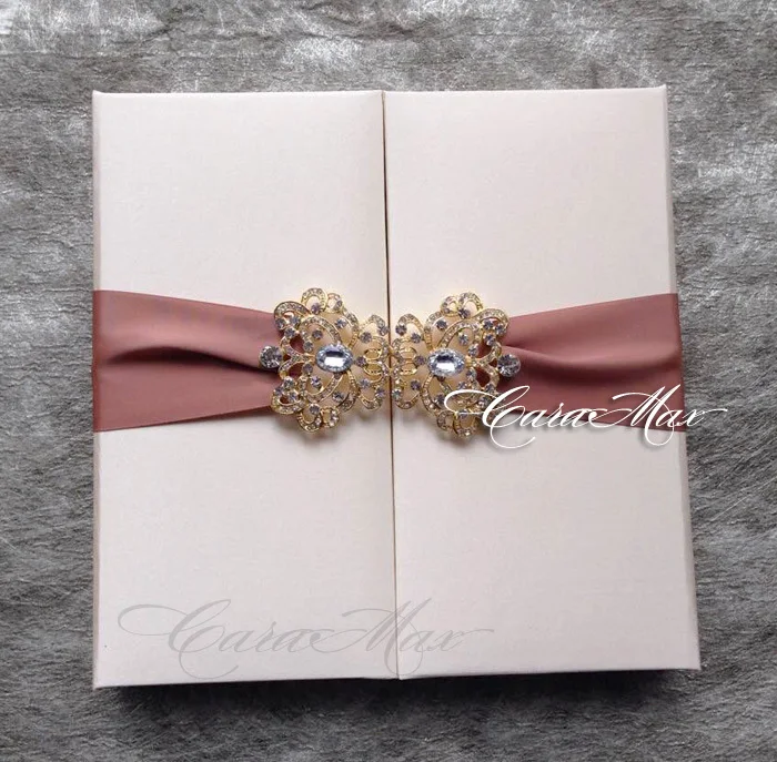 Por Wedding Invitations Bo 1056 Plain Dupioni Silk Gift Wedding Invitation Box