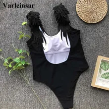 4 цвета, новинка, женская одежда для плавания с крыльями, сексуальный цельный купальник, женский купальник, прозрачный купальник в горошек, купальник для женщин V1065