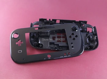 

Replacement for nintendo wiiu wii u gamepad case housing shell without battery cover replacement black/white