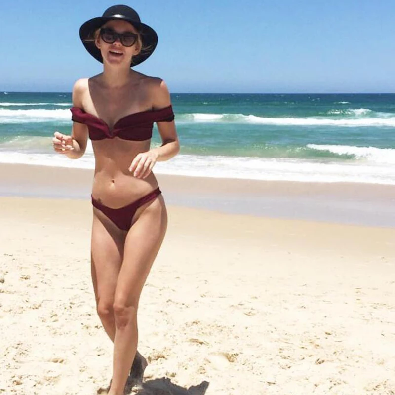 v plunge bikini