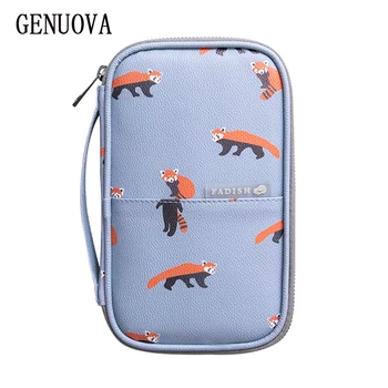 

High Quality Wallet Passport Cover Storage Package Document Holder Waterproof Multifunction Travel Zipper Personality Card Pack
