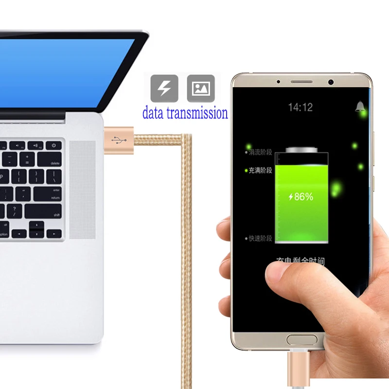 Быстрая зарядка USB кабели Micro usb кабель Android мобильного телефона синхронизации