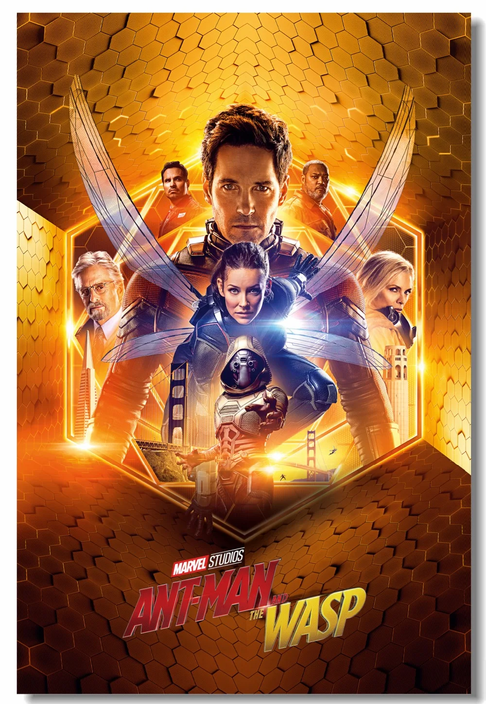 

Custom Canvas Wall Mural Marvel Ant-Man Poster Ant-Man And The Wasp Wall Stickers Superheroes Wallpaper Living Room Decor #0442#