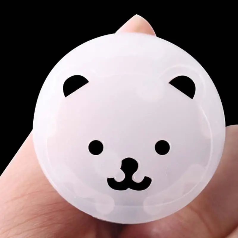 10 قطعة/المجموعة الدب الاتحاد الأوروبي مقبس الطاقة الكهربائية المخرج غطاء حماية الأطفال سلامة الطفل مكافحة صدمة كهربائية المقابس حامي غطاء