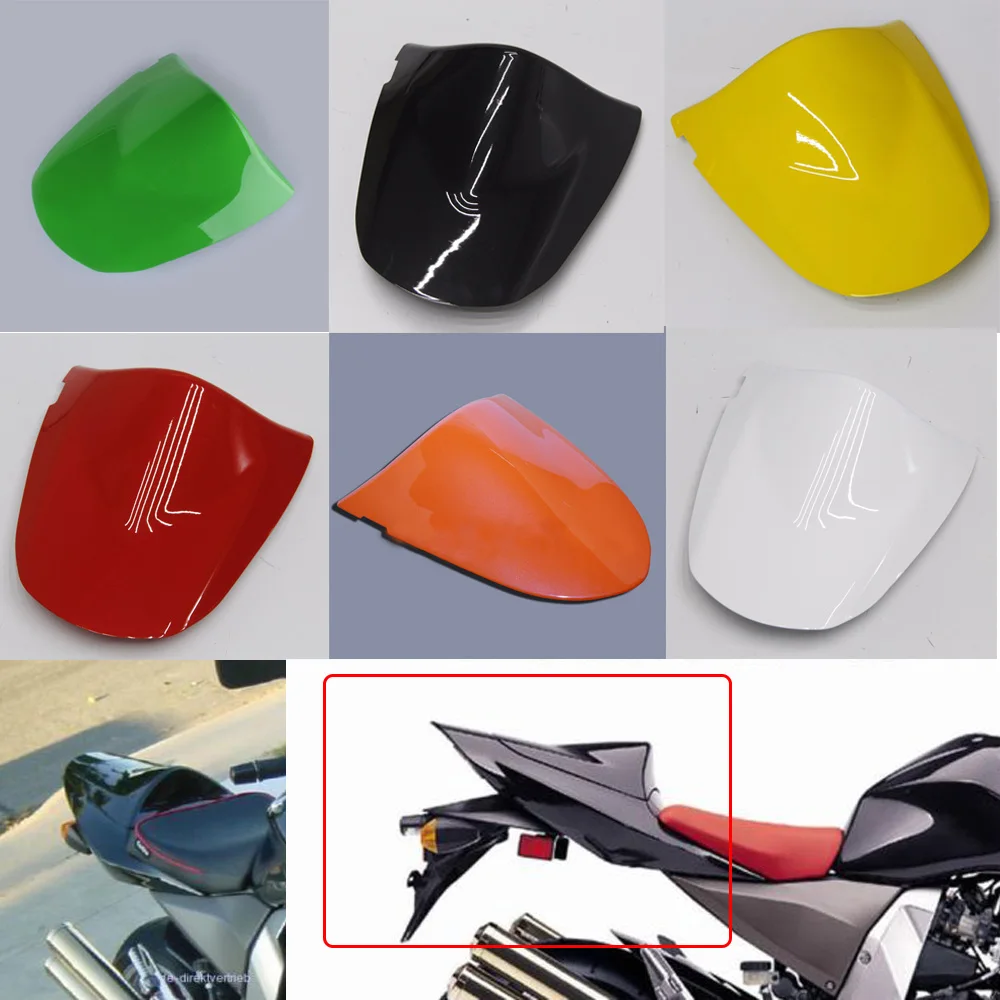 МОТОЦИКЛ ABS Пластик сзади пассажира Крышка Капота для Kawasaki ZX6R ZX 6R 2003 2004 03 04 Z1000 Z750