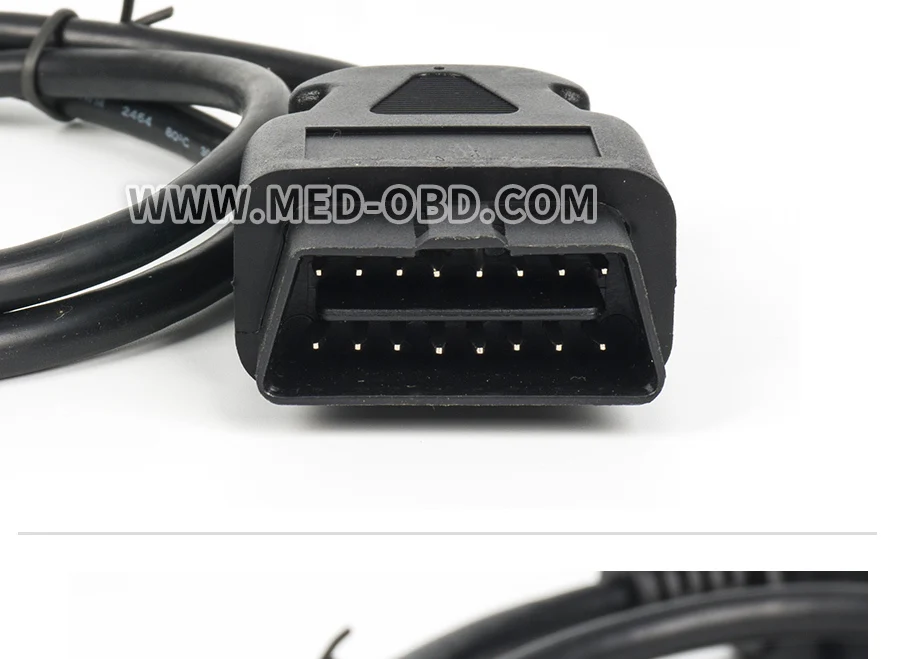 OBD2 Мужской к DB15 Мужской кабель 1 м