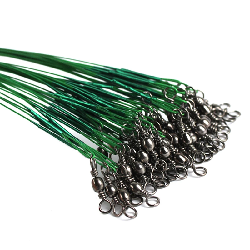 Fishing Line Leader Wire Swivel Connector Accessories Tracer Replacement Useful