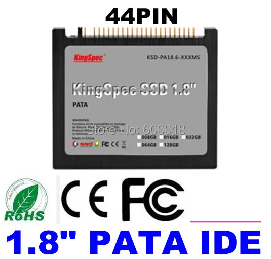 L Kingspec 1.8 &quotдюйма PATA IDE 44PIN SSD Solid State Disk ssd 64 ГБ жесткий Диск Ноутбука Для IBM X40 X41 X41T