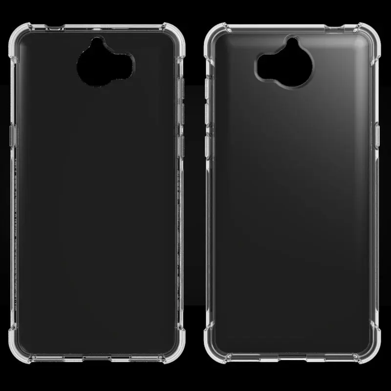 200 шт/партия Alpha Текстура ТПУ кожи Мягкий чехол для Huawei Y5