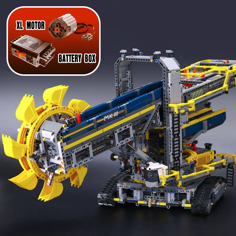 

Lepin 20015 3929Pcs Technic Bucket Wheel Excavator Model LegoING 42055 Educational Building Blocks Brick Toy as Children Gifts