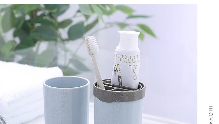Luluhut, креативная зубная щетка, короб для путешествий, портативная зубная паста, расческа для хранения, органайзер для путешествий, чашка для мытья