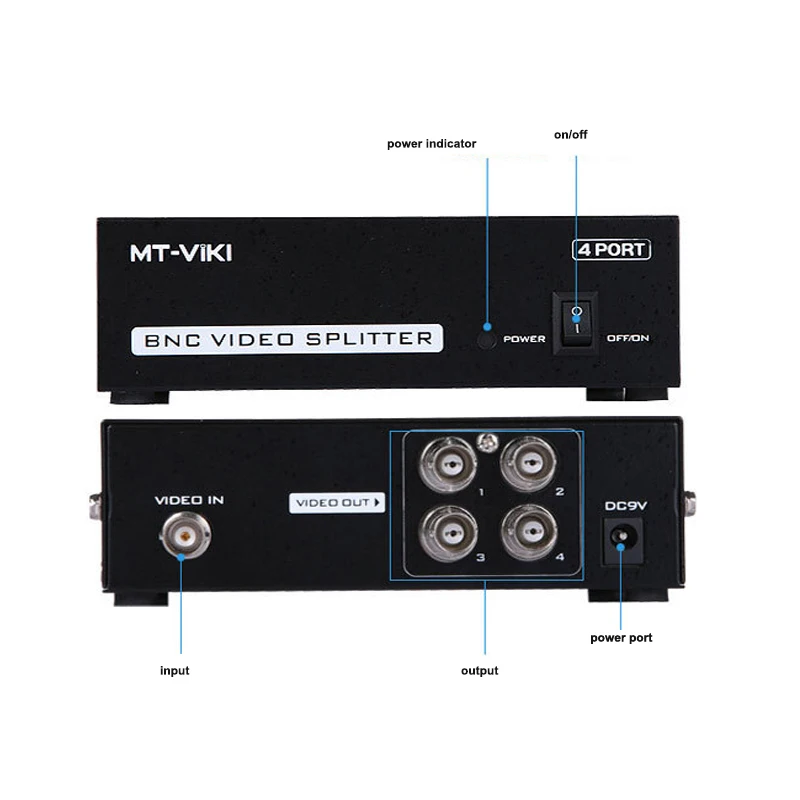  Active BNC video splitter converter CCTV DVR Composite Video 1X4/1X8 Switch Splitter BNC Box with p - 32829482986
