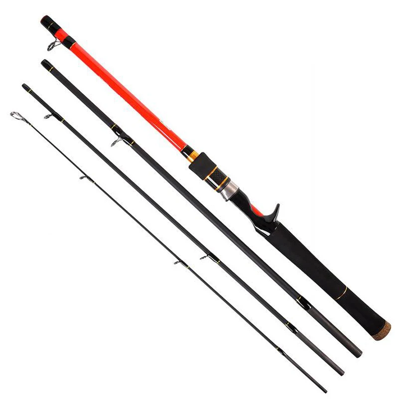 

1.8m 1.98m 2.1m 4 Section Feeder Carp Fishing Lure Rod Spinning Pole Carbon Surf Casting Fishing Rod Pole