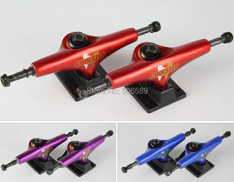 free shipping skateboard truck coolstep 5.0 inch red blue purple