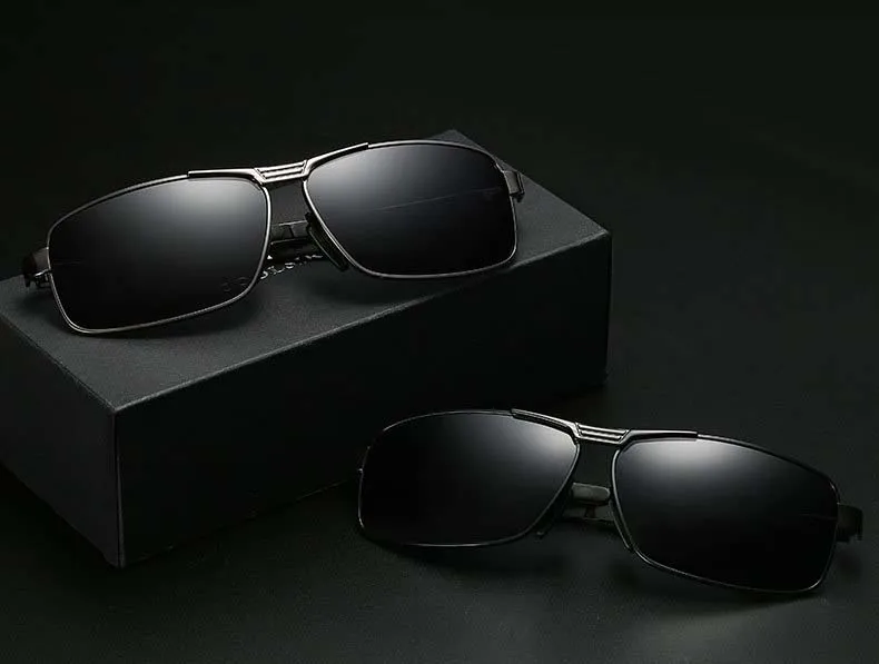 

Glexal Men Fishing Polarized Glasses Sunglasses Aluminum Magnesium Driver Glasses arder Oculos masculino Male Anti UV Driving