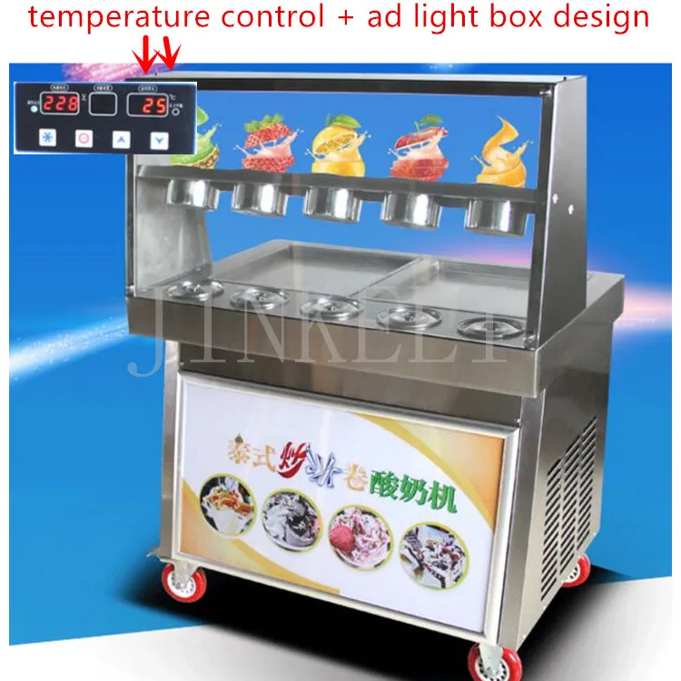 18 new arrival ad light box design slush thai ice machine