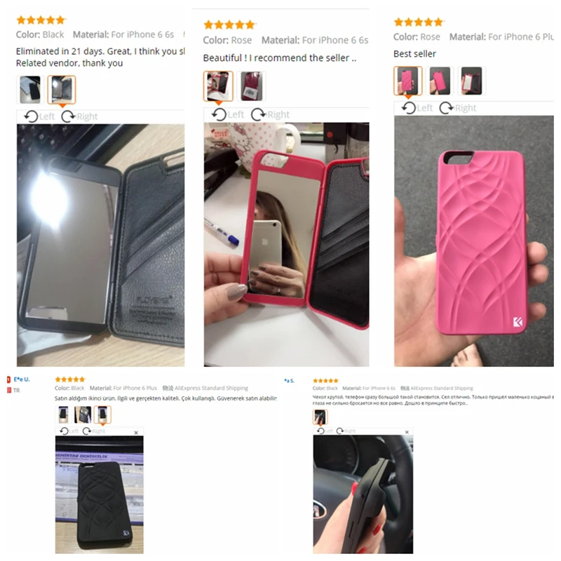 FLOVEME флип чехол с зеркалом для iPhone Xs Max XR X водяным узором чехлы 8 7 6S 6 Plus Роскошный