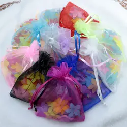 200 шт разные цвета в произвольном порядке органзы сумка 15x20 см ювелирные сумки шнурком мешок подарков Свадебные украшения для конфет и