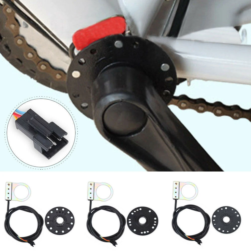 

Electric Bicycle Pedal 5/8/12 Magnets E-bike PAS System Assistant Sensor Speed Sensor Black Color Easy to Install