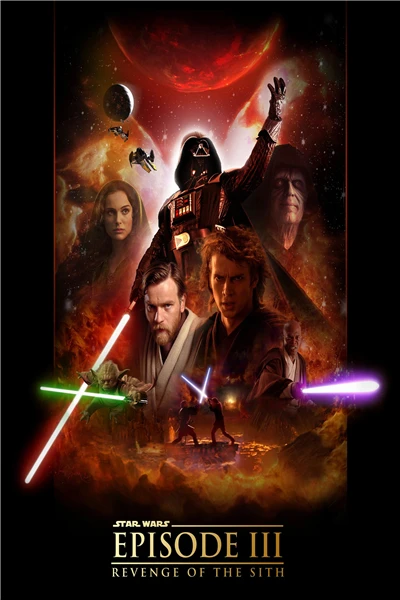 Free Shipping Sw Movie Posters Film Episode Revenge Of The Sith Free Shipping Sw Movie Posters Film Episode Revenge Of The Sith Custom Canvas Wallpapers Star Wars