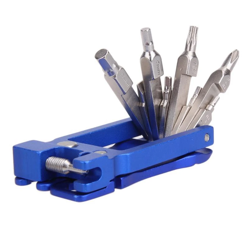 

Hot-BOY 19 In 1 Bicycle Practical Tools Foldable Hex Key Screwdriver Wrench Mtb Mountain Cycling Bike Repair Tools Multi Kit