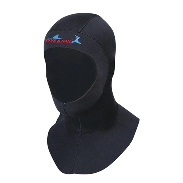 DIVE&SAIL 3mm neoprene diving cap snorkeling swimming hat hood neck