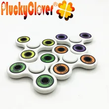 1 шт. 7.5x7.5 см белый/черный палец блесны Непоседа Пластик EDC руки блесны Керамика для аутизма и СДВГ беспокойство Игрушки-антистресс