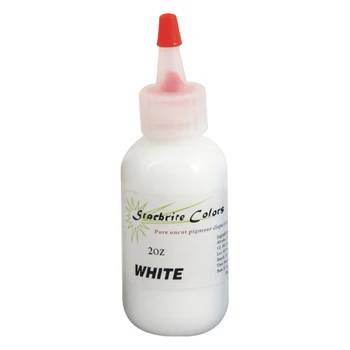 

5pcs/lot White color high quality permanent tattoo ink pigment 60ml/bottle 2OZ