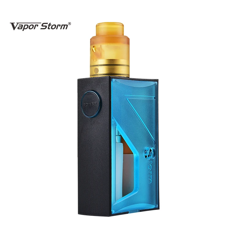 

Vapor Storm Raptor Squonk Mod 5mL Bottom Feeding BF Box Safe Firmware Colorful Light Electronic Cigarette Vape Without Battery