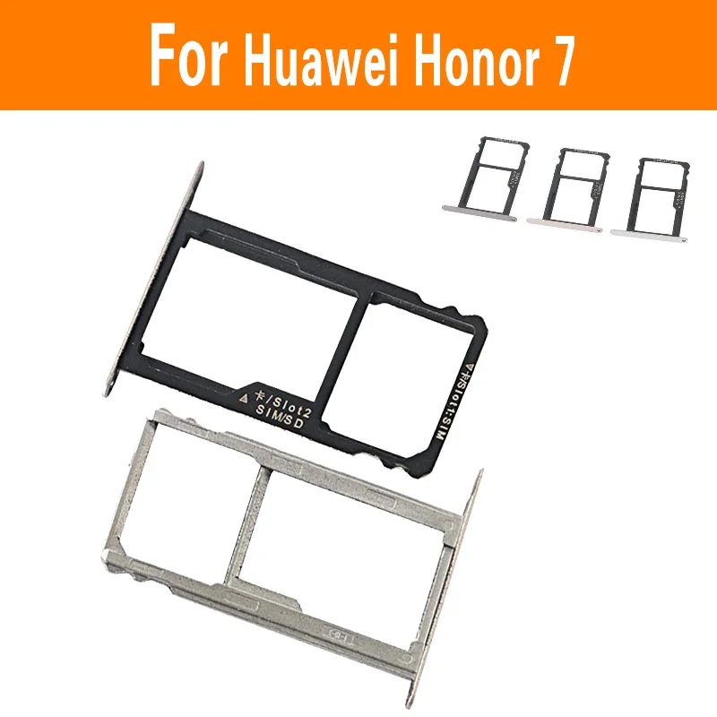 Подлинный адаптер для держателя SIM-карты и карты памяти Huawei Honor 7 PLK-AL10 TL01H UL00 Sim Micro SD