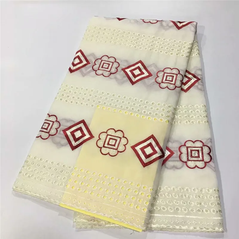 

LC!Latest African Lace Fabric Red and green Swiss Voile Lace High Quality Emboridery French Cotton Lace French Lace ! J110536