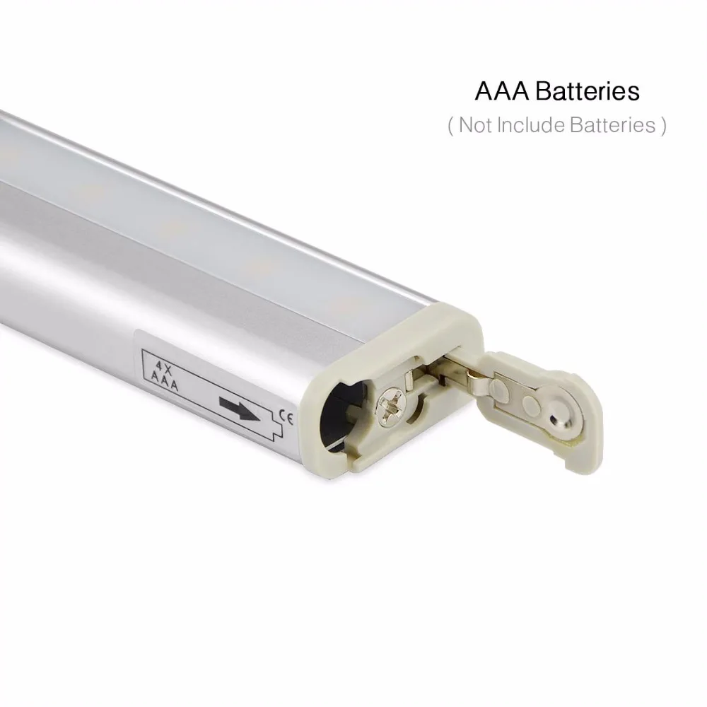 Портативный беспроводной настенный светильник LED гардероб ночник PIR датчик