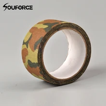5 см x 10 м клейкая хлопковая бионическая лента для походов на природе кемпинга охоты Водонепроницаемая камуфляжная Камуфляжная Лента для джунглей