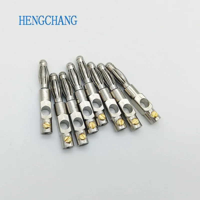 4 мм Solderless боковой стековый банановый Штепсель
