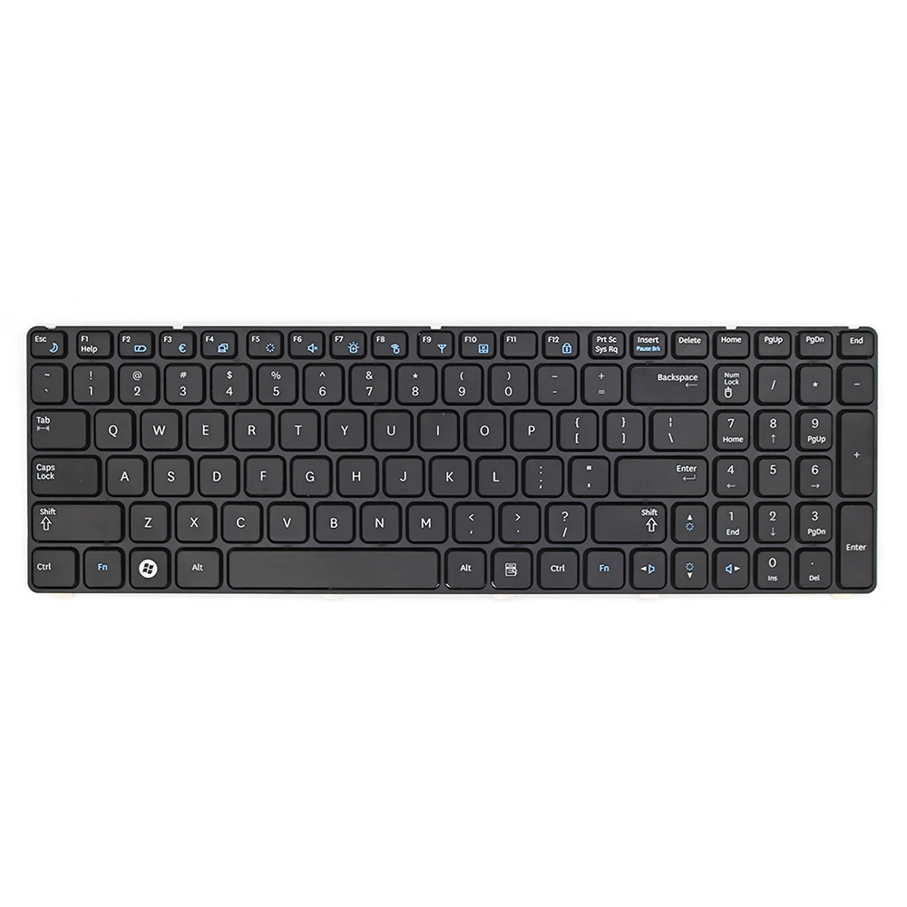 

For Samsung R580 R590 R590E R578 E852 US Language Laptop Keyboard Black Color Original Laptop Keyboard Free Shipping