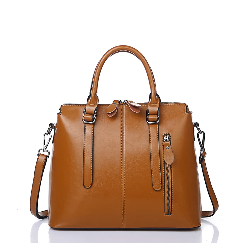 

New Arrival 2019 chunchao Brand Genuine leather Women Handbag Soft Leather Fashion Shoulder Bag Large capacity Casual Women Bag