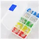 200PC Lot 3MM 5MM Led Kit With Box Mixed Color Red Green Yellow Blue White Light Emitting Diode Assortment 20PCS Each New_