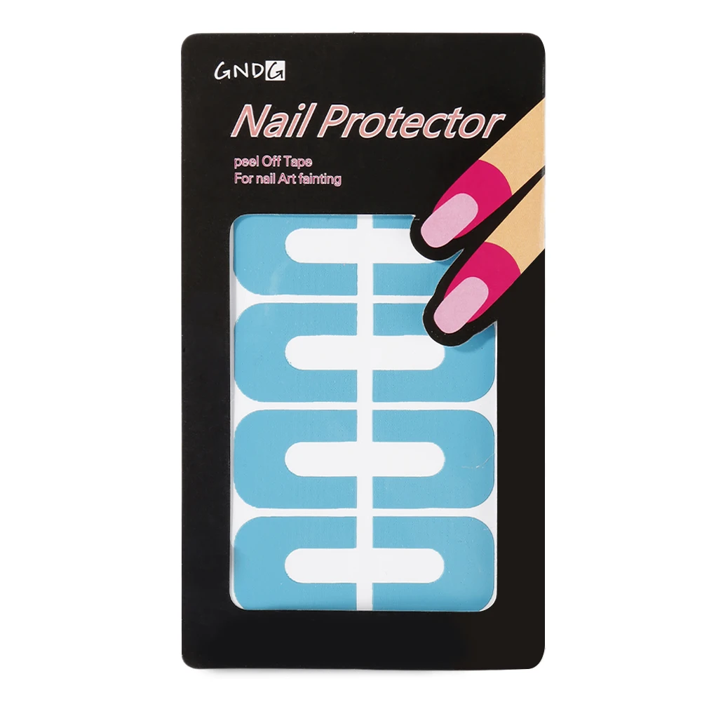 

10pcs/set U-shape Nail Spill-proof Nail Polish Durable Manicure Tool Finger Cover Varnish Protector Stickers Holder Tool