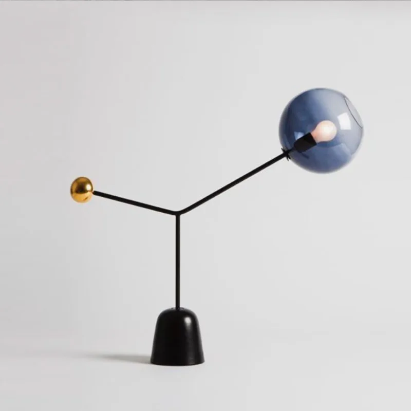 

Simple Modern Creative Personality Table Lamps Glass Copper Plastic Art Eye Protection In Bedside Bedroom Study Living Room