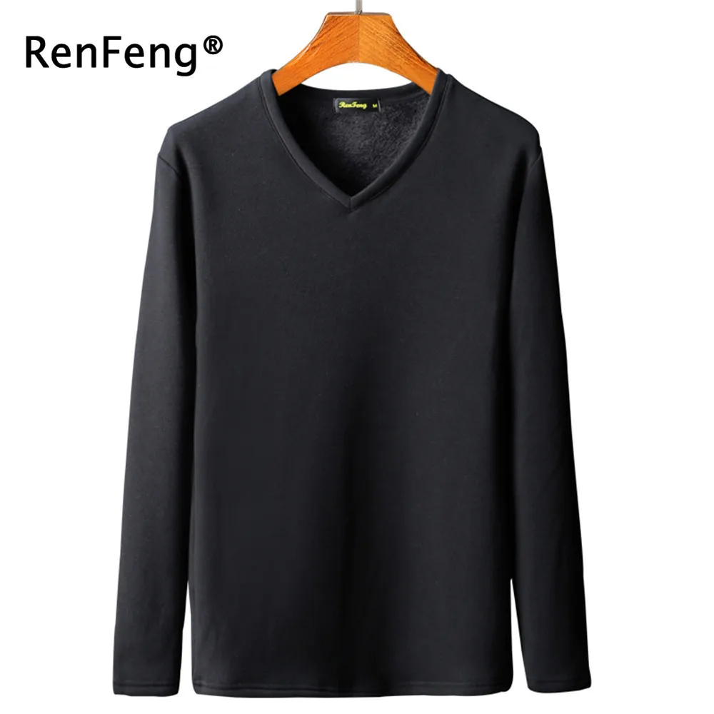 Cotton Shirts Solid Basic Long Sleeve T Shirt Men Spring fall winter New Crew Neck T-shirts Fashion Male Tops Tee Plus Size (3)